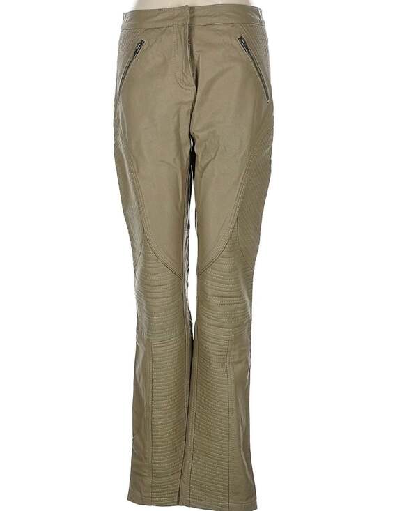 ASOS Pants - Women Leather Pants\'s Size 6 Slim Leg Moto Biker Streetwear Quilted Stitching